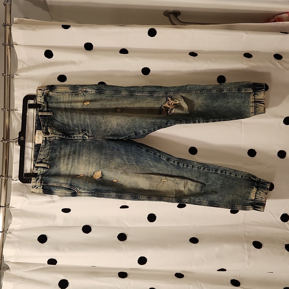Ralph Lauren Distressed Ankle Jeans